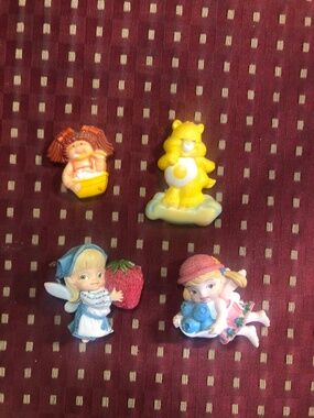 AMERICAN GREETINGS WISH CARE BEAR RAINBOW MAGNETIC FRIDGE MAGNET DECOR MINIS 2"